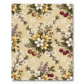 Botanical Cherry Blossom Cream Floral Rug