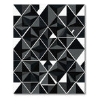 Monochromatic Geometric Faceted Triangles Rug