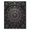 Gothic Vivid Stained Glass Window Rug
