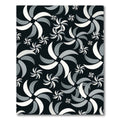 Monochromatic Swirling Pinwheel Rug