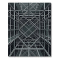 Monochromatic Geometric Lattice Structure Rug