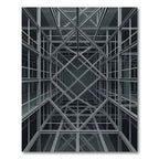 Monochromatic Geometric Lattice Structure Rug