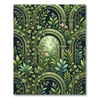Enchanted Botanical Archway Forest Floor Rug