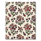 Vintage Mauve and Pink Floral Bouquet Rug