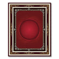 Ornate Red Gold Border Rug