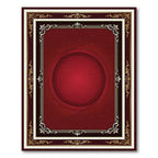 Ornate Red Gold Border Rug