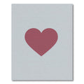 Rose Heart Geometric Graphic Rug