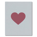Rose Heart Geometric Graphic Rug