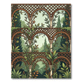 Arbored Garden Vines with Columns Rug