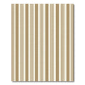 Classic Tan and Cream Vertical Stripes Rug