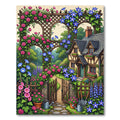 Enchanted Cottage Rose And Clematis Garden Rug