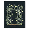 Elegant Ivy Trellis Garden Arch Rug