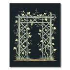 Elegant Ivy Trellis Garden Arch Rug
