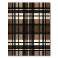 Classic Brown and Cream Tartan Plaid Rug
