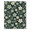 Sage and Cream Wildflower Botanical Rug