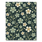 Sage and Cream Wildflower Botanical Rug