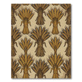Golden Harvest Wheat Sheaf Wallpaper Rug