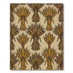 Golden Harvest Wheat Sheaf Wallpaper Rug