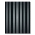 Sophisticated Charcoal Vertical Stripe Rug