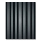 Sophisticated Charcoal Vertical Stripe Rug