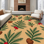 Woodland Pineberry Branch Repeating Rug