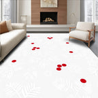 Winter White Pine Sprig Berry Rug