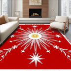Radiant Sunburst Star Garden Rug