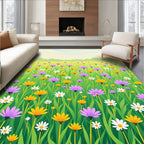 Joyful Meadow Floral Field Rug