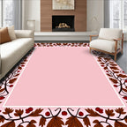 Autumn Leaf Berry Border Rug