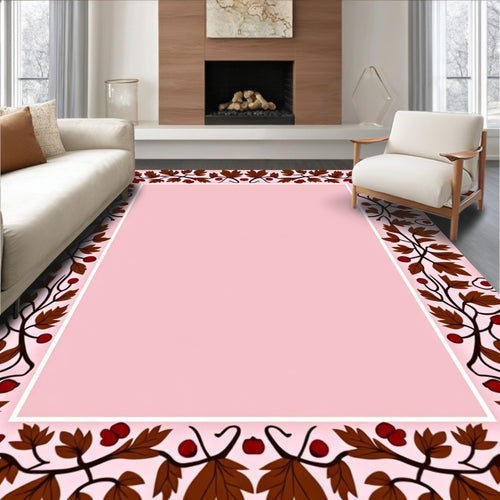 Autumn Leaf Berry Border Rug