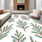 Green Pine Branch All Over Rug