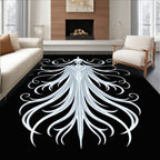 Ethereal White Spirit Flowing Hair Rug
