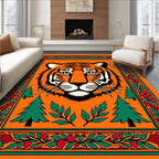 Bold Tiger Forest Frame Rug