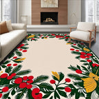 Crimson Berry Garland Flourish Rug