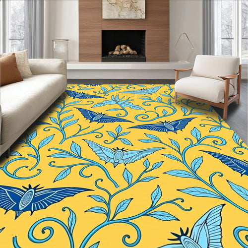 Blue Bat Vine Botanical Collection Rug