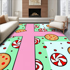 Sweet Treat Cookie Peppermint Tile Rug