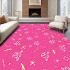 Whimsical Turtle Coral Pink Whimsy Rug