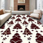 Crimson Tartan Evergreen Repeat Rug