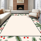 Evergreen Berry Branch Ivory Rug