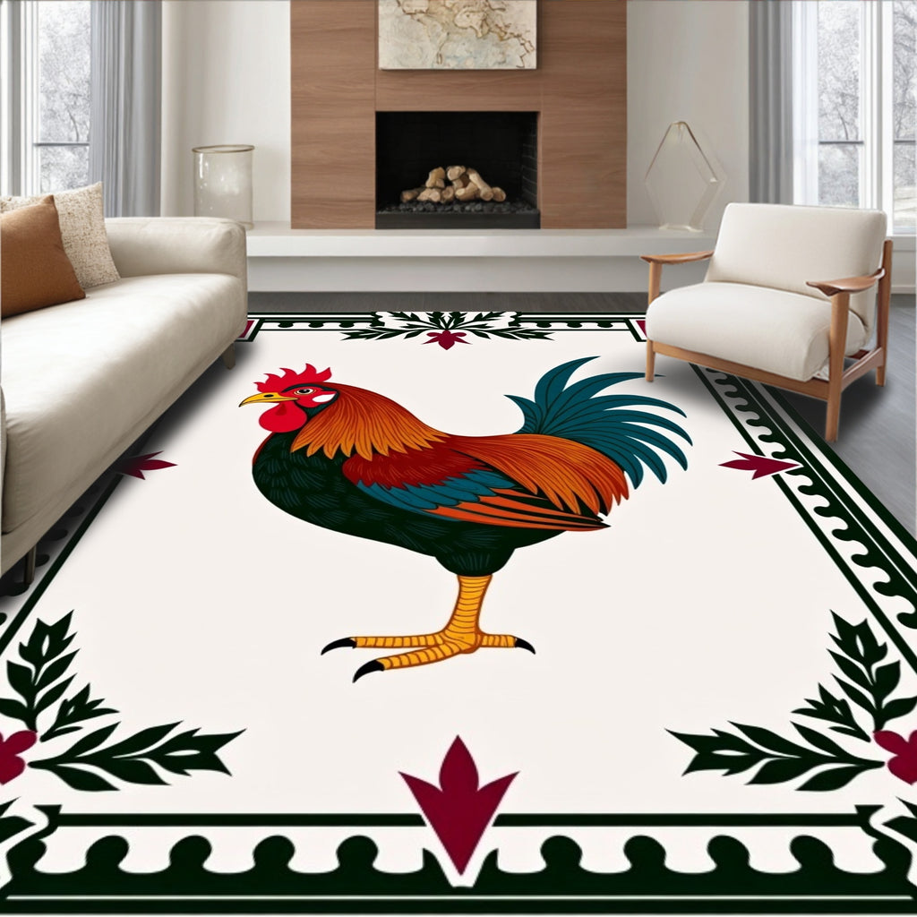 Vibrant Cockrell Garden Frame Rug
