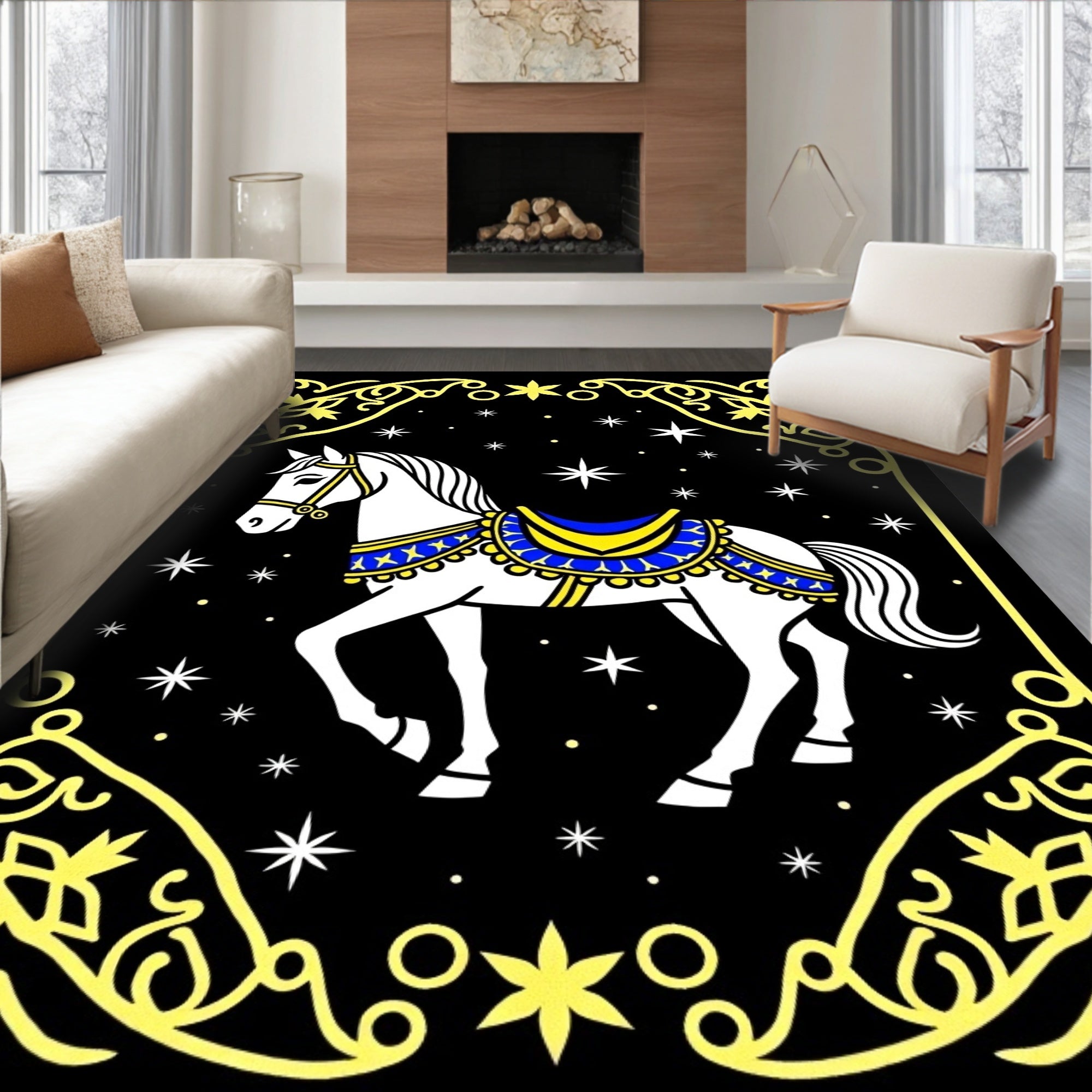 Midnight Celestial Grand Horse Rug