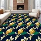 Golden Radish Botanical Repeats Rug