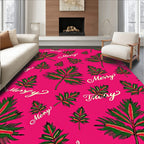 Tropical Merry Fern Leaf Medley Rug