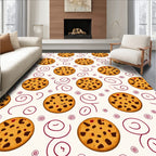 Sweet Chocolate Chip Cookie Whimsy Rug