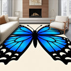 Vibrant Blue Butterfly Wing Radiance Rug