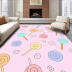 Pastel Lollipop Swirl Repeat Rug