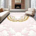 Golden Sky Angel Wings Rug