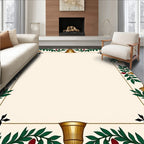 Golden Bell Garland Border Rug
