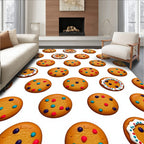 Brown Sugar Cookie Medley Colorful Dots Rug