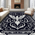 Mythic Night Phoenix Celestial Crest Rug
